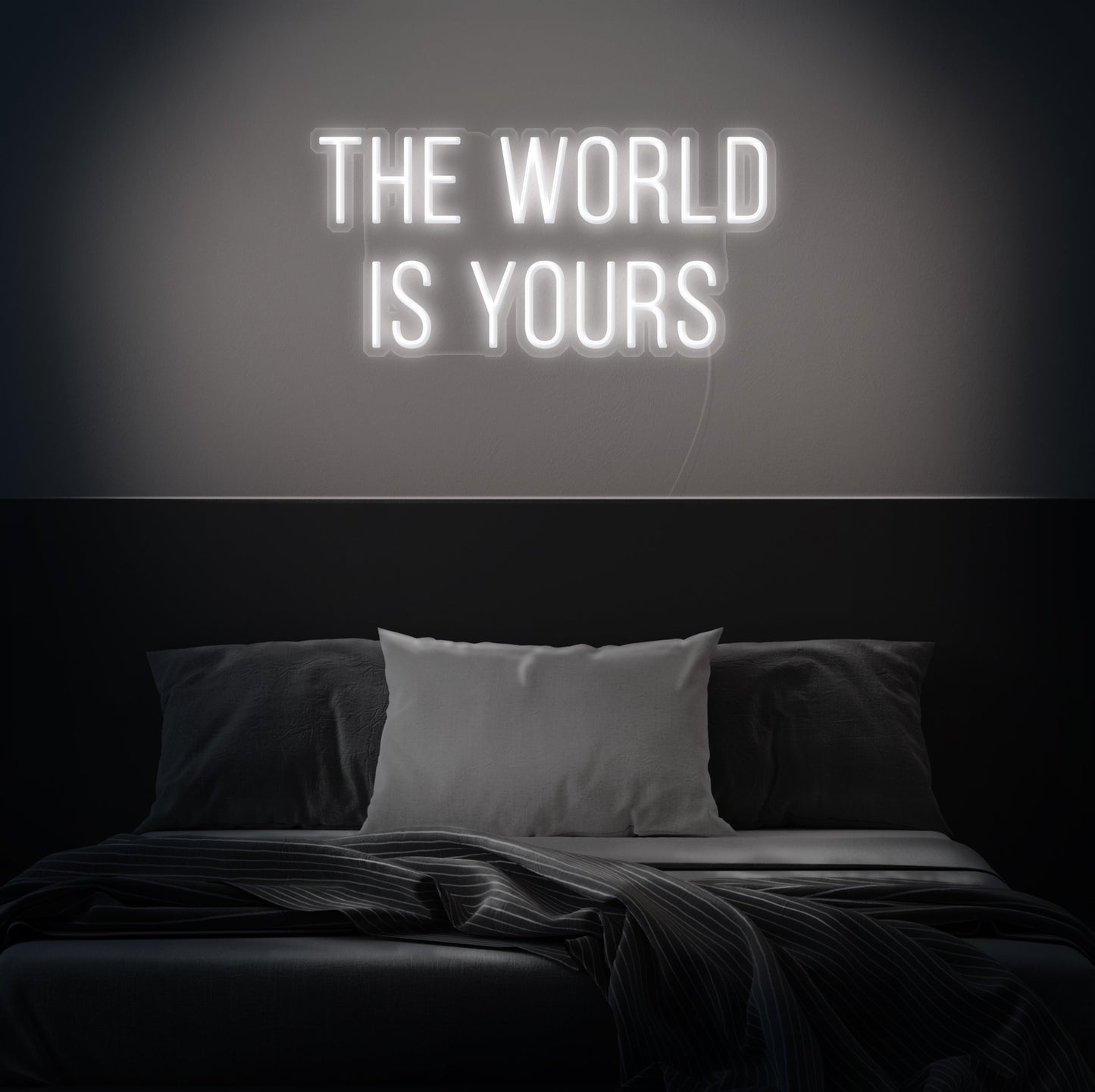 The World Is Yours Neon Sign