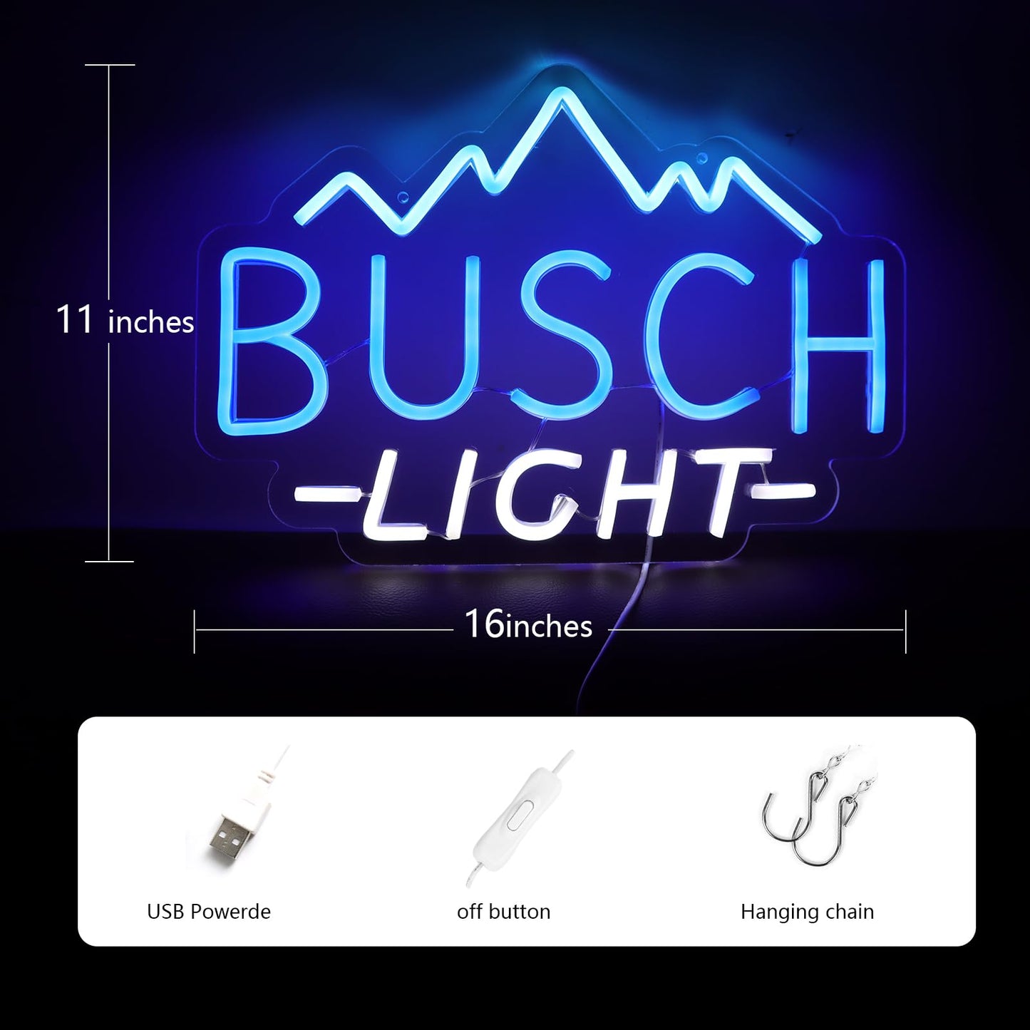 Busch Light Neon Sign Busch Beer neon Sign