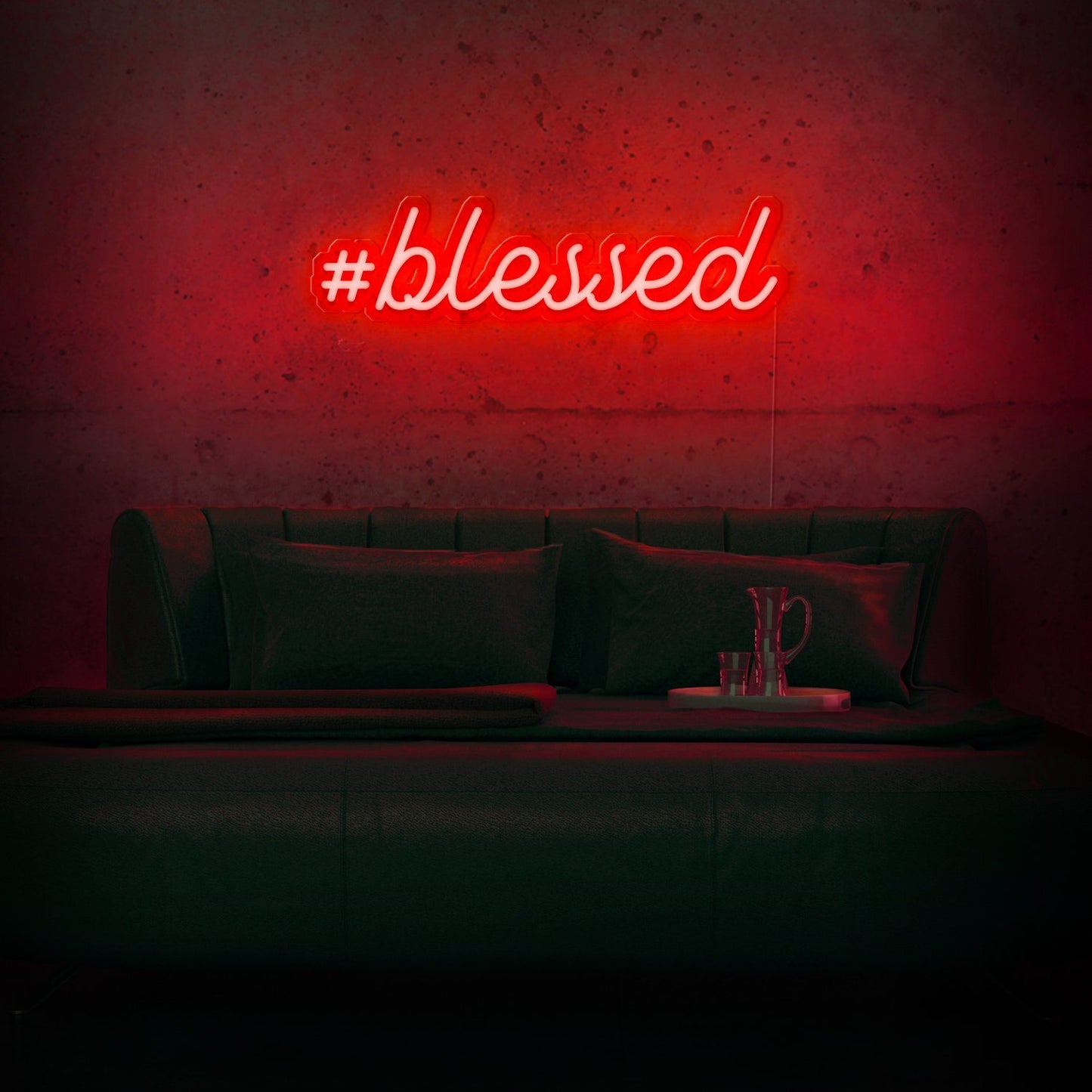 #Blessed Neon Sign