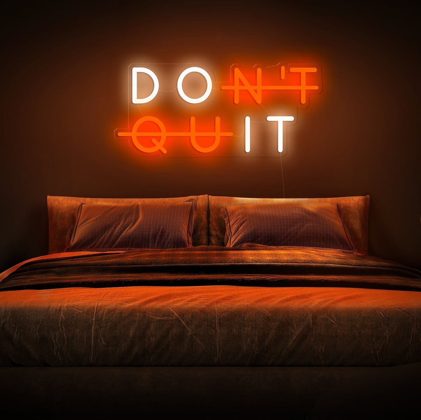 Don't Quit Neon Sign