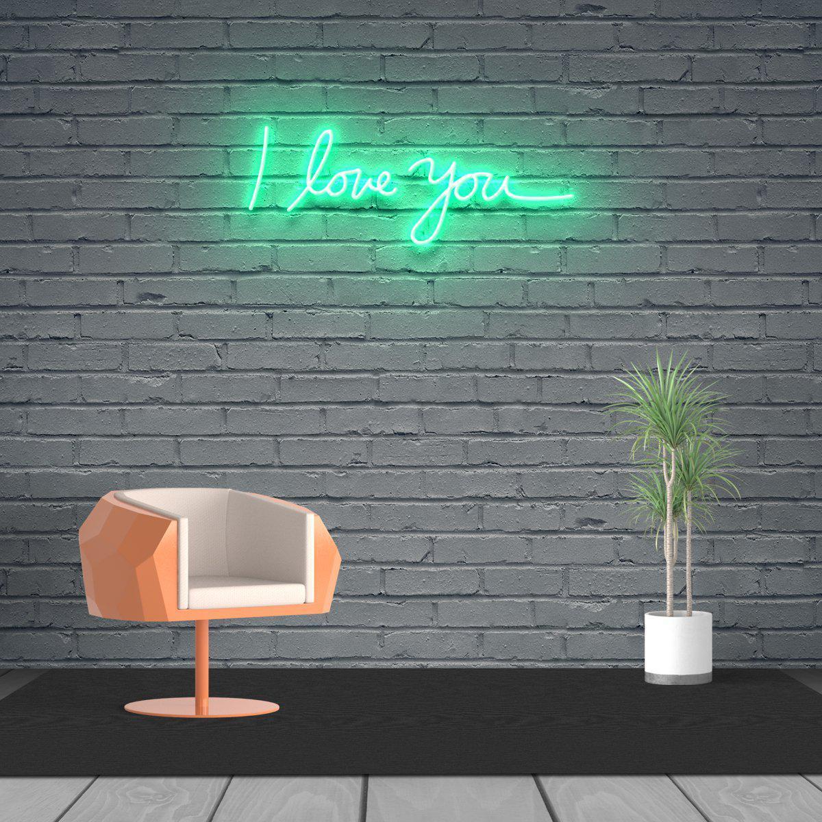 I Love You Neon Sign