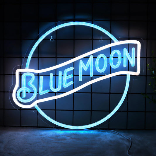 Blue Moon Neon Sign Beer Neon Sign