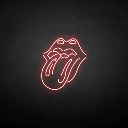 Tongue neon sign