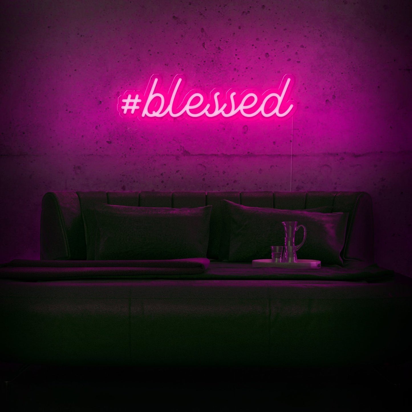 #Blessed Neon Sign