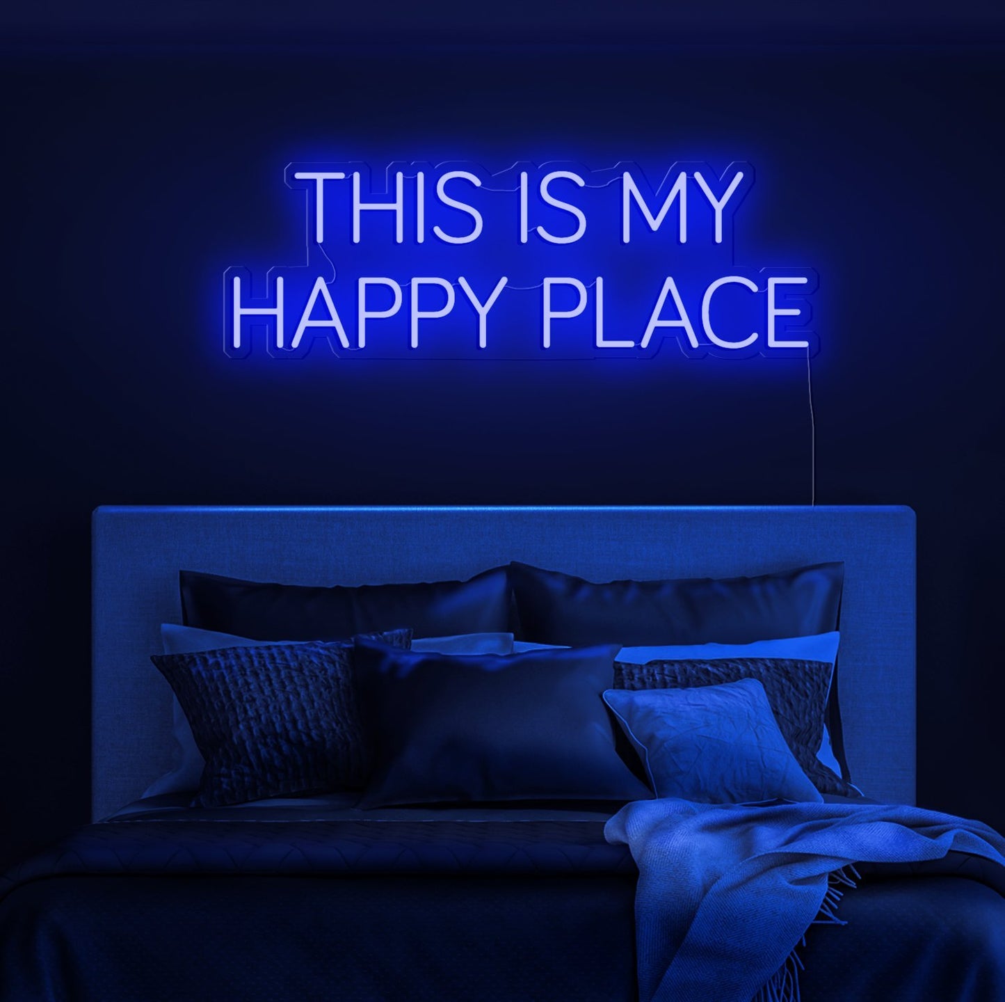 This Is My Happy Place Neon Sign