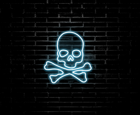 Skull bones neon