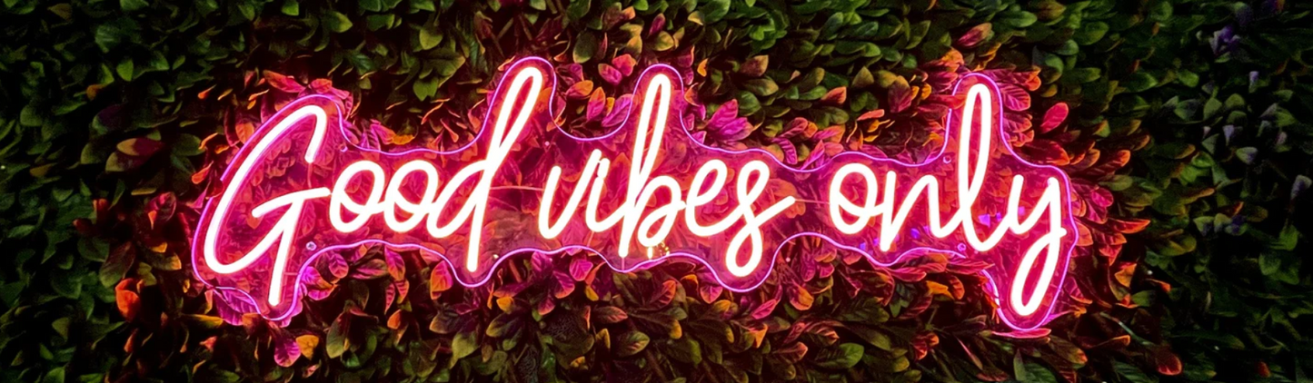 Good Vibes Only Neon Sign