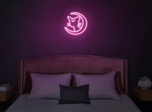 Cat Sailor Moon LED Neon Wall Sign