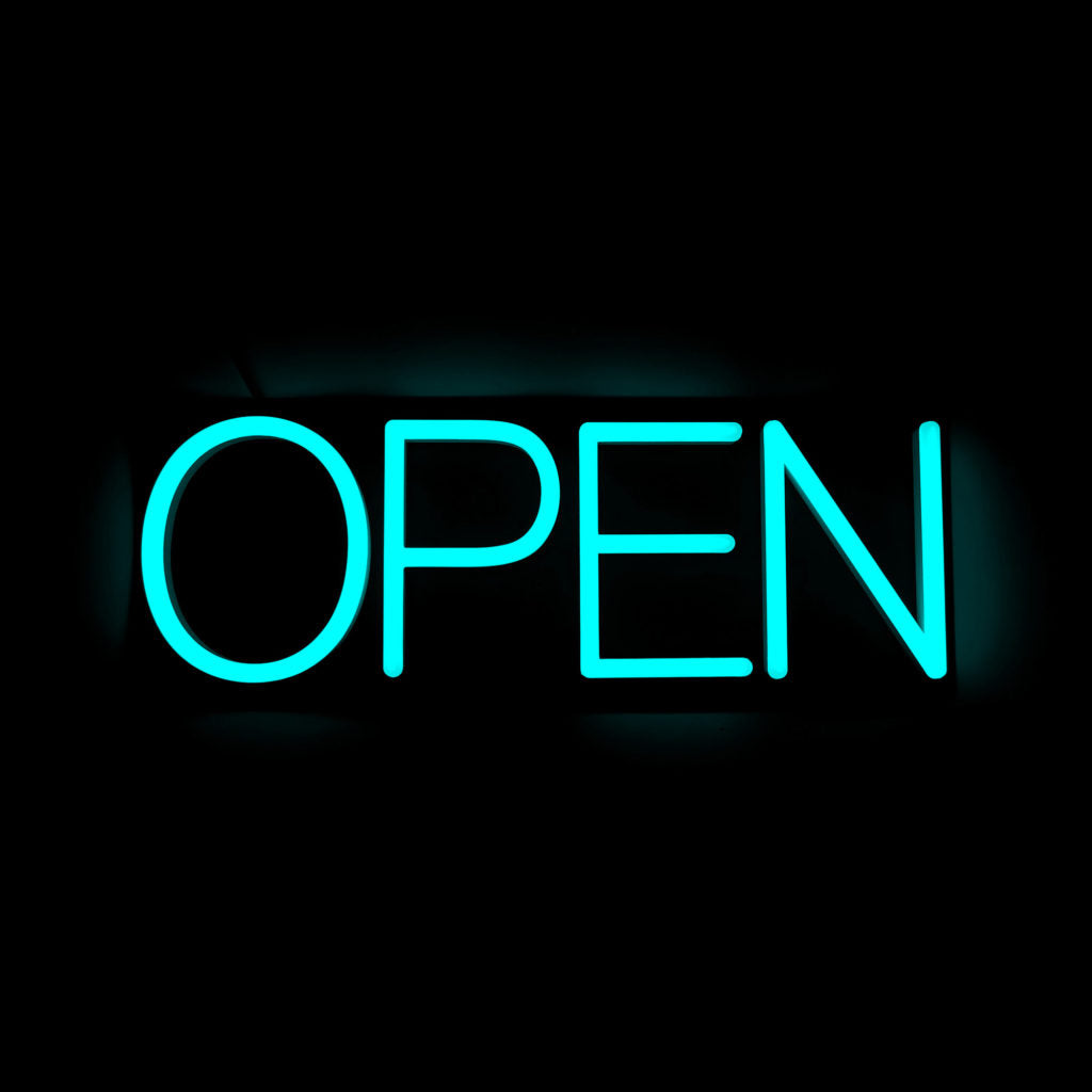 Modern Open Sign