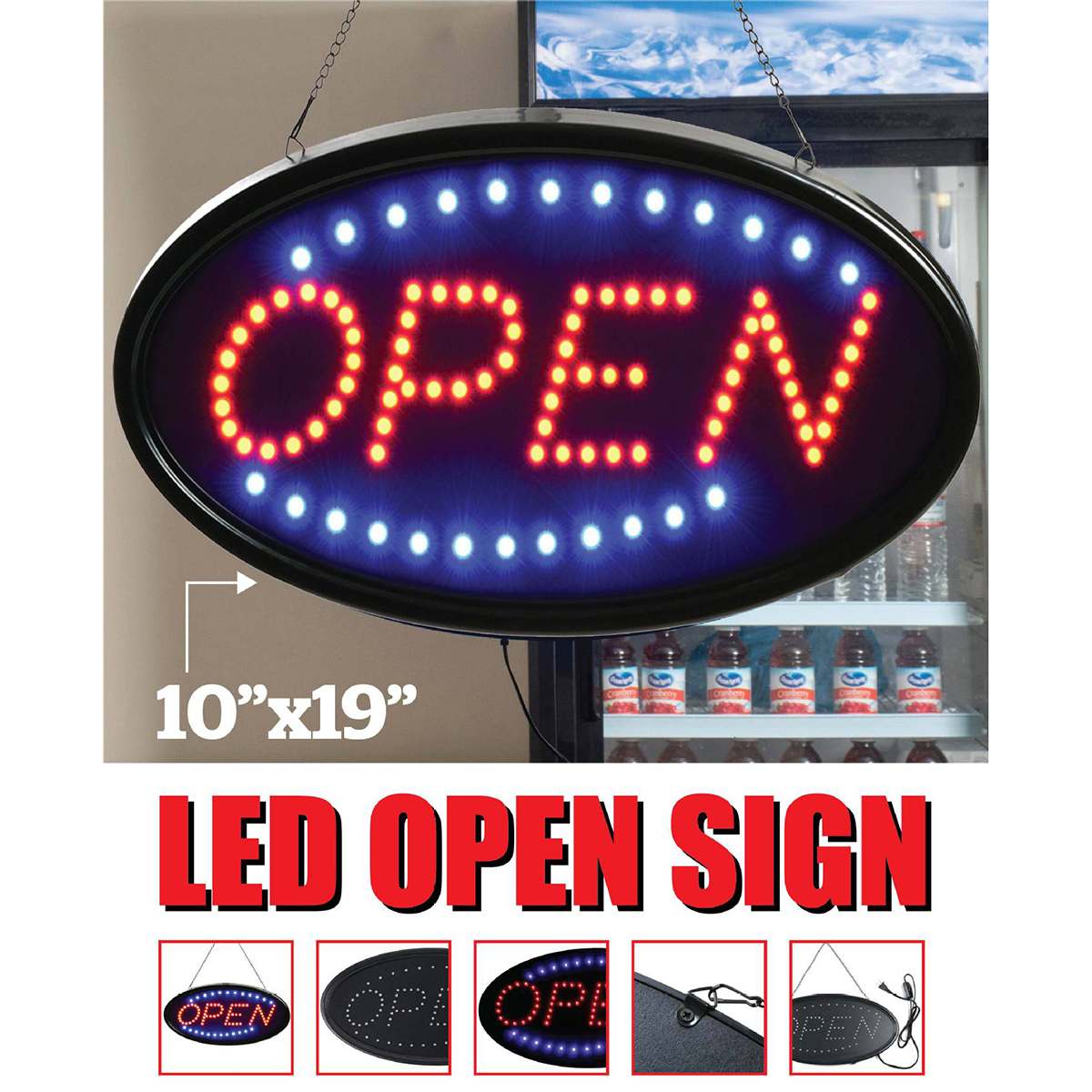 LED Store OPEN Sign Bar