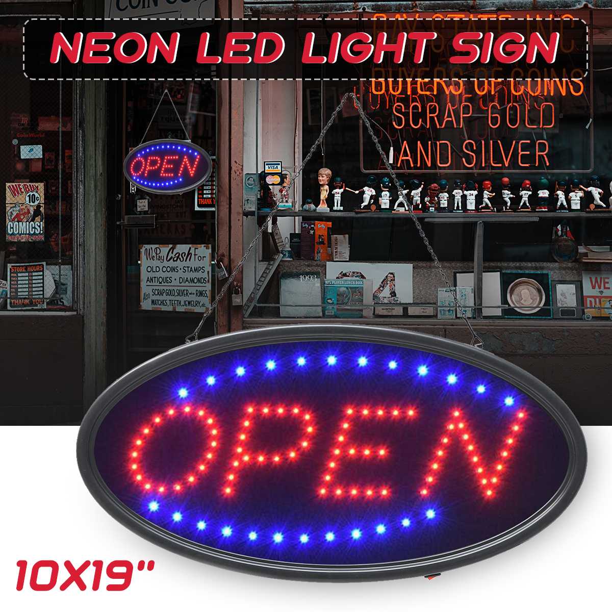 LED Store OPEN Sign Bar